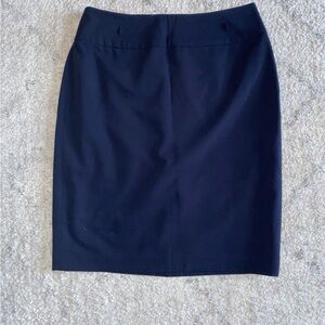 Classic Liz Claiborne Navy Pencil Skirt